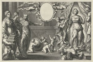 Ragione e Filosofia mostrano la Verità a un giovane da Cornelis Galle (II)