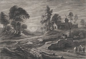 Paesaggio con pozzo, 1638-60