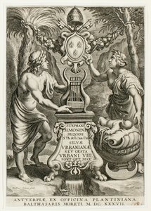 Frontespizio di Silvae Urbanianae da Cornelis Galle I