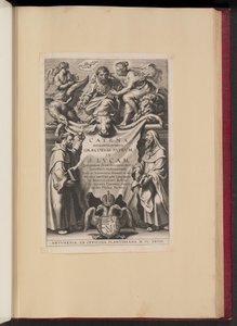 Pagina del titolo per Balthasar Cordier, Catena Sexaginta Qvinqve Graecorvm Patrvm in S. Lvcam