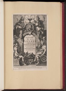 Pagina del titolo per Justus Lipsius, Opera Omnia, I