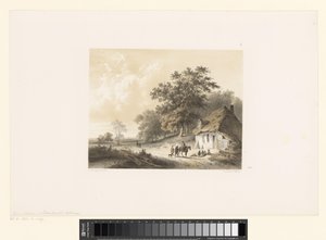 Paesaggio con abitazione da Cornelis Gerrit Verburgh