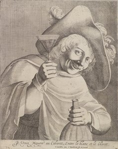 Uomo con un bicchiere