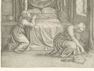 Notte di nozze di Tobia e Sara da Cornelis Massijs