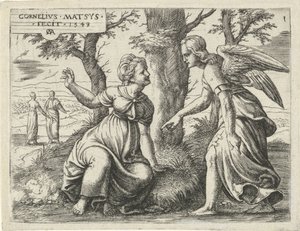 Predizione della nascita di Sansone (Storia di Sansone) da Cornelis Massijs