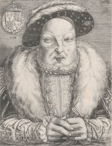 Ritratto di Enrico VIII, ca. 1547 da Cornelis Massys