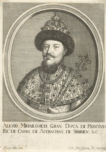 Ritratto dello Zar Alessio I Michajlovič di Russia 1629-1676, 1670 da Cornelis Meyssens