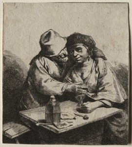 La coppia amorosa da Cornelis Pietersz Bega