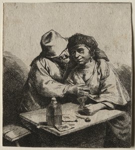 La coppia amorosa da Cornelis Pietersz Bega
