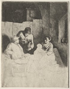 La madre seduta in una locanda da Cornelis Pietersz Bega