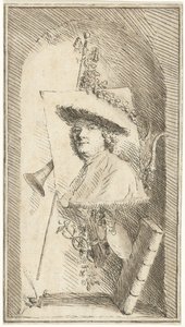 Autoritratto di Cornelis Ploos van Amstel da Cornelis Ploos van Amstel (signed by artist)