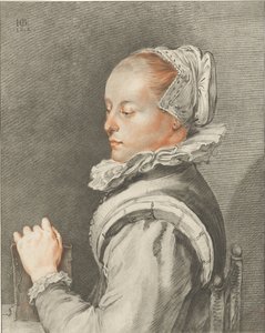 Ritratto di una giovane donna da Cornelis Ploos van Amstel