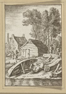 Cantiere navale da Cornelis Ploos van Amstel