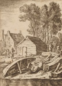Cantiere navale, 1761, pubblicato 1765 da Cornelis Ploos van Amstel