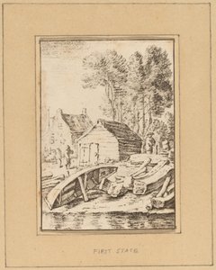 Cantiere navale, 1761, pubblicato 1765 da Cornelis Ploos van Amstel
