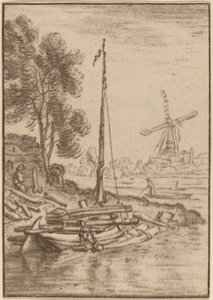 Fiume tortuoso, 1761, pubblicato 1765 da Cornelis Ploos van Amstel