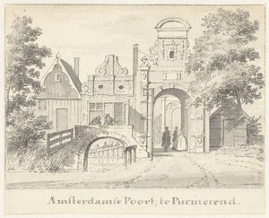 La Porta di Amsterdam a Purmerend da Cornelis Pronk