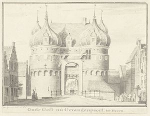 La vecchia porta orientale o porta della prigione a Hoorn da Cornelis Pronk