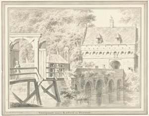 Porta anteriore del castello di Buren da Cornelis Pronk