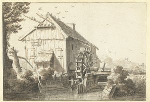 Mulino ad acqua da Cornelis Saftleven (attributed to)