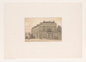 Isolato di case del XVIII secolo da Cornelis Springer (possibly)