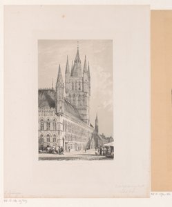 Lakenhalle di Ypres da Cornelis Springer