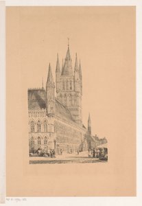 Halle dei tessuti di Ypres da Cornelis Springer