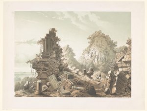 Rovina di Candi Loro Jonggrang da Cornelis Springer