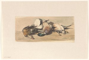 Natura morta con quattro anatre da Cornelis Springer