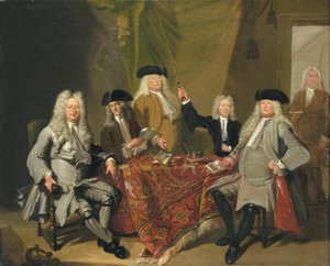 Gli ispettori del Collegium Medicum da Cornelis Troost