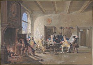 Scena di corpo di guardia da Cornelis Troost