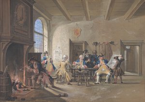 Scena di guardia, 1744