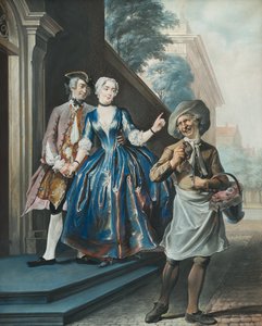 Pefroen e la testa di pecora, 1739 da Cornelis Troost
