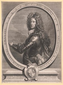 Elettore di Baviera Massimiliano II Immanuel (incisione) da Cornelis Vermeulen