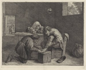 Uomo da un medico da Cornelis Visscher (II)