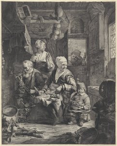 Cuoca di frittelle da Cornelis Visscher (II)