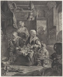 Cuoca di frittelle da Cornelis Visscher (II)