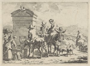 Luogo di riposo da Cornelis Visscher (II)