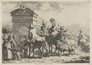 Luogo di riposo da Cornelis Visscher (II)
