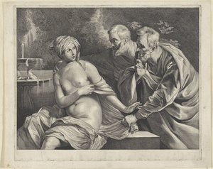 Susanna e i vecchioni da Cornelis Visscher (II)