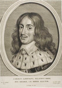 Carlo Luigi, conte palatino, da Effigies Variae da Cornelis Visscher
