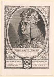 Imperatore del Sacro Romano Impero Massimiliano I da Cornelis Visscher