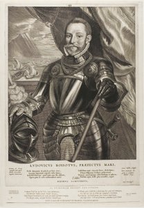 Lodewijk Boisot, Ammiraglio di Zeeland, tavola 4 da Quatuor Personae da Cornelis Visscher