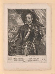 Luigi di Boisot, ammiraglio di Zelanda, da Quatuor Personae da Cornelis Visscher