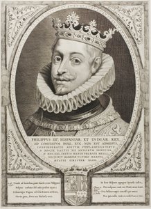 Filippo III, re di Spagna, dai Principes Hollandiae, Zelandiae, et Frisiae da Cornelis Visscher