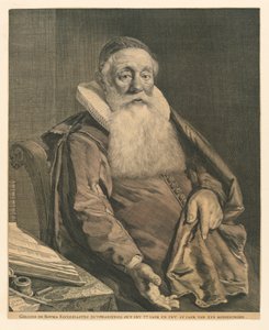 Ritratto di Gellius de Bouma da Cornelis Visscher