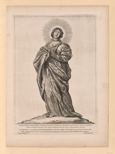 Santa Cunera, da Santi del Nord e del Sud dei Paesi Bassi da Cornelis Visscher