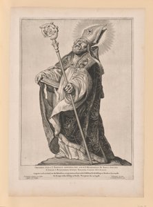 San Willebrord, dai Santi del Nord e del Sud dei Paesi Bassi da Cornelis Visscher