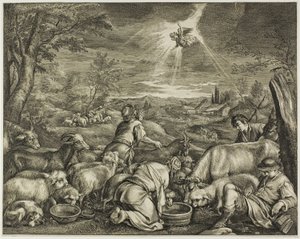 La partenza di Abramo per Sichem, dal Gabinetto Reynst da Cornelis Visscher