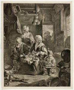 La donna dei pancake da Cornelis Visscher